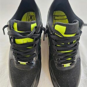 Black and Green Nike Air